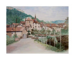 Beaume les Messieurs, 50 x 40 cm  incl. passe-partout € 100,--